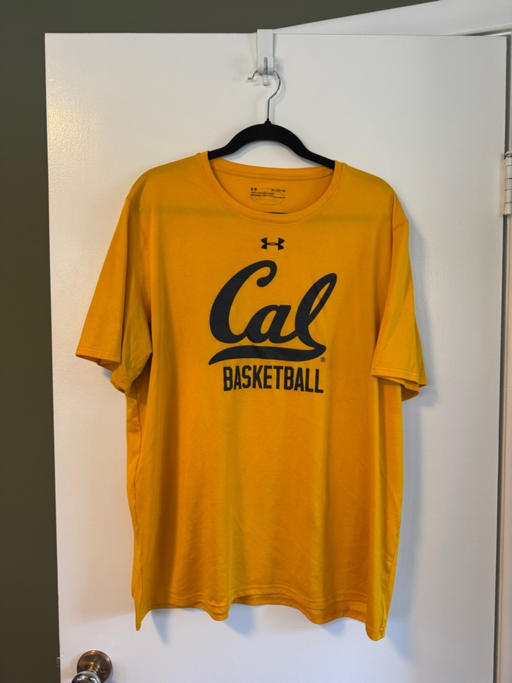 Under Armour Yellow Cal Basketball Graphic Tee